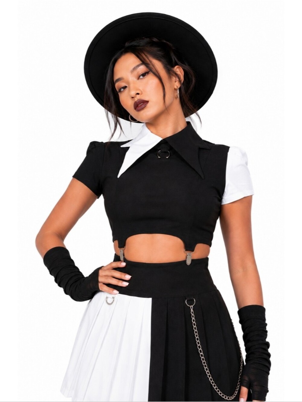 Killstar Hels Harlequin Top
